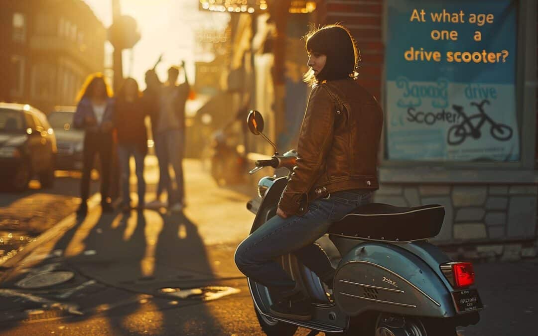 À quel âge peut-on conduire un scooter ?